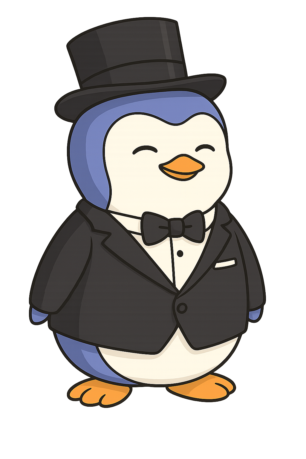 Paxton in formal attire with money